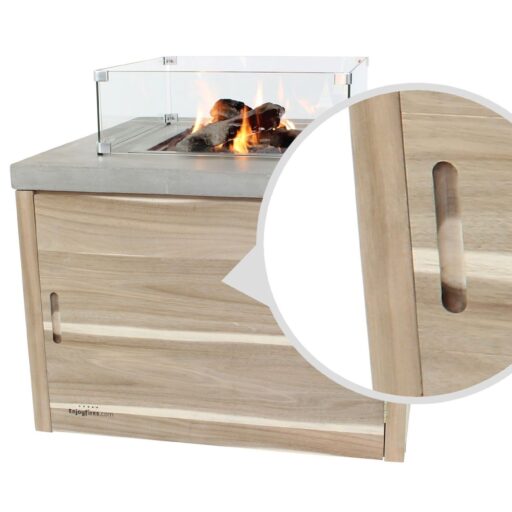 Enjoyfires fire table Fuego Block 80 x 80 x 55 cm