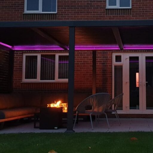 Enjoyfires fire table Ambiance rectangle black-black 120x80x35 cm